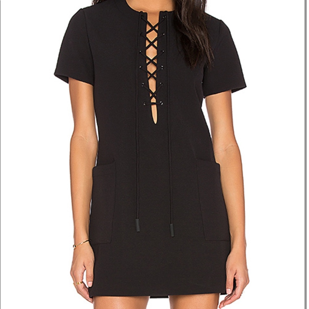Kendall and Kylie lace up dress